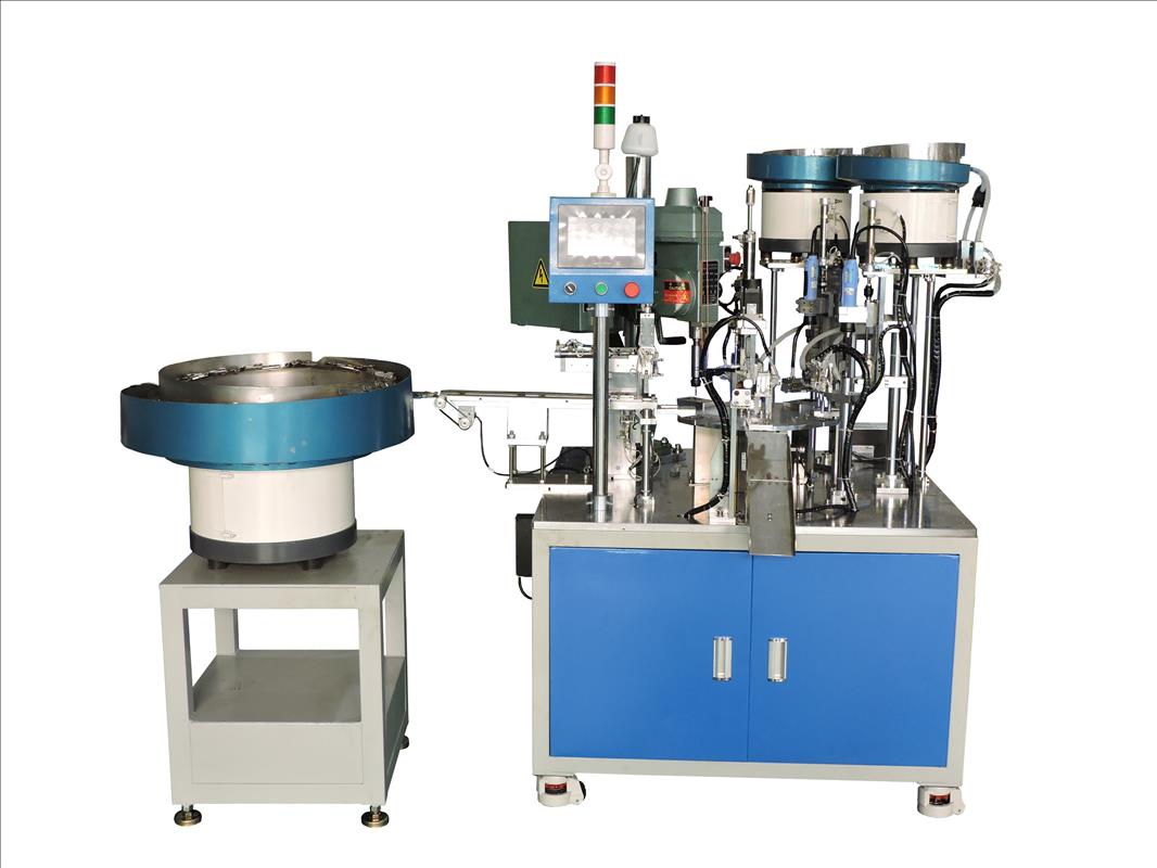 鉸鏈底座攻牙螺絲自動(dòng)機(jī)